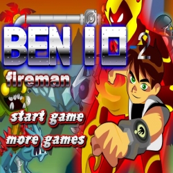 لعبة بن10 رجل النار