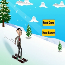 لعبة تزلج مستر بن على الثلوج 