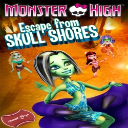 فيلم كرتون مدرسة الوحوش العليا الهروب من شواطيء الجمجمة Monster High Escape From Skull Shores 2012 مترجم