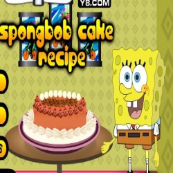 لعبة سبونج بوب وصفة كعكة 