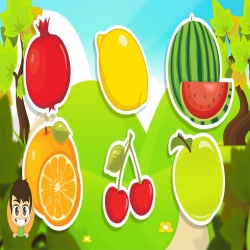سلسلة الكرتون التعليمي المبسط لتعريف الطفل بأسماء الفواكة والخضروات