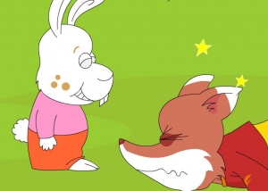 حكاية الثعلب والأرنب والديك