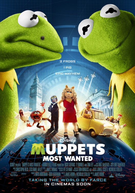 شاهد الفلم العائلي الدمى الاكثر طلبا Muppets Most Wanted 2014 مترجم
