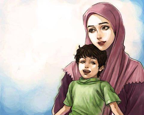 نشيد أمي - نشيد مكتوب للاطفال, للشاعر ابراهيم عبد الله ابراهيم العلي