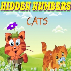 لعبة أرقام القطط المخفية 