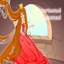 لعبة تلبيس الأميرة ذات الشعر الطويل