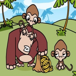 لعبة القرد لص الموز